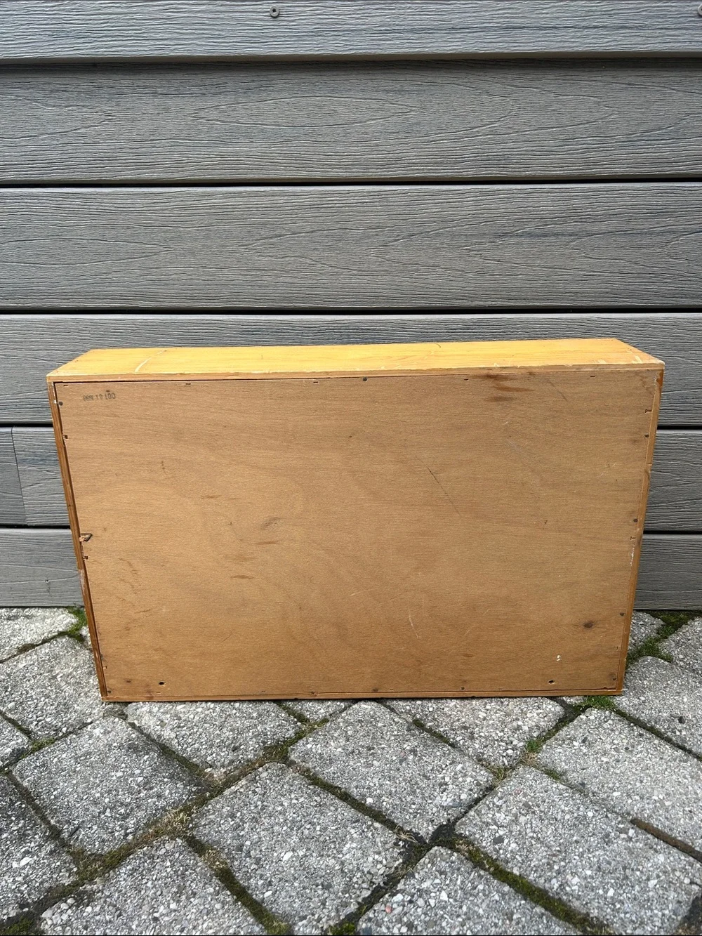 Vintage NAPA VALLEY BOX COMPABY Wooden Storage Rack crate with 48 Slots